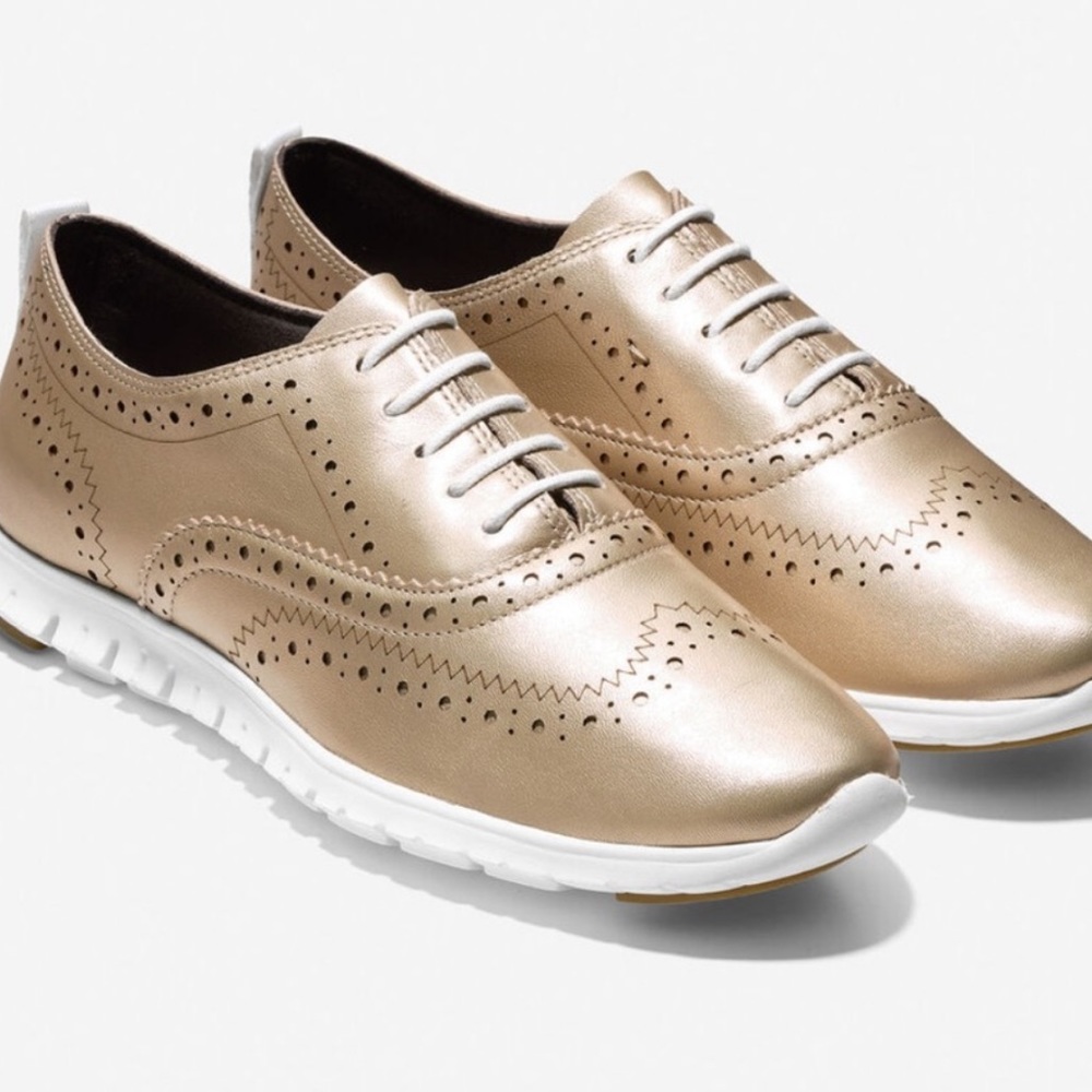 Gold Cole Hana ZeroGrand sneakers size 8.5